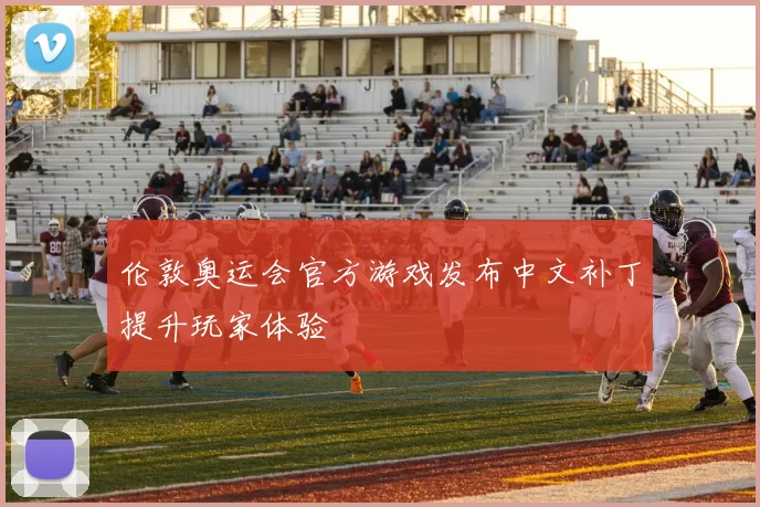 伦敦奥运会官方游戏发布中文补丁提升玩家体验